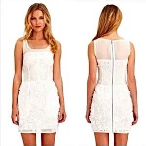 Rachel Rachel Roy White Lace Dress Size 8